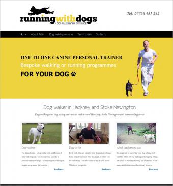 Dog walker website